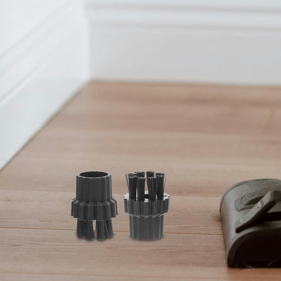 HEANUJJ Steam Cleaner Brush, Black, Multi-Function, Plastic and Nylon, for Home Use, 6Pcs