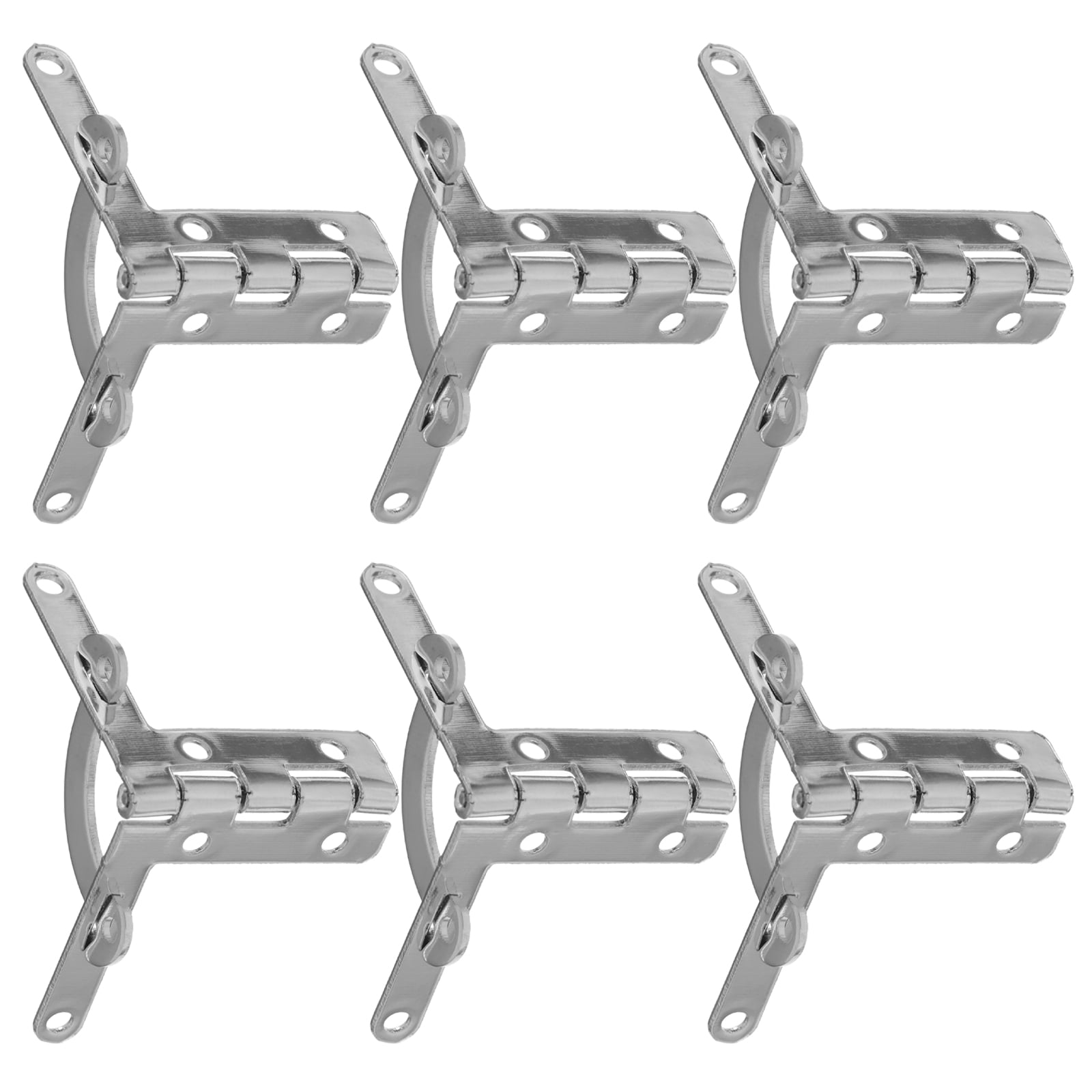 HEANUJJ 6pcs Display Case Hinge Zinc Alloy Silver for DIY Enthusiasts ...