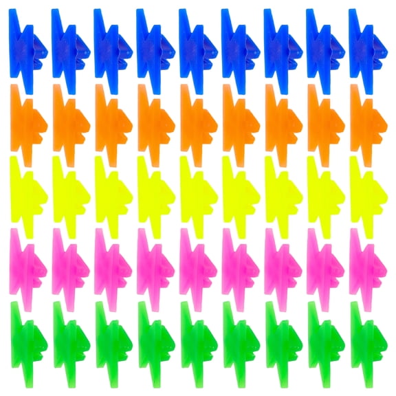 HEANUJJ 72 Pieces Colorful Spoke Beads Clips for Wheel Decoration Accessories