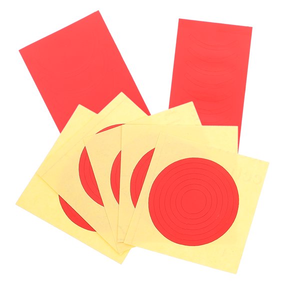 HEANUJJ Pressure Gauge Sticker Red Adhesive Labels for Clear Indication and Easy Reading