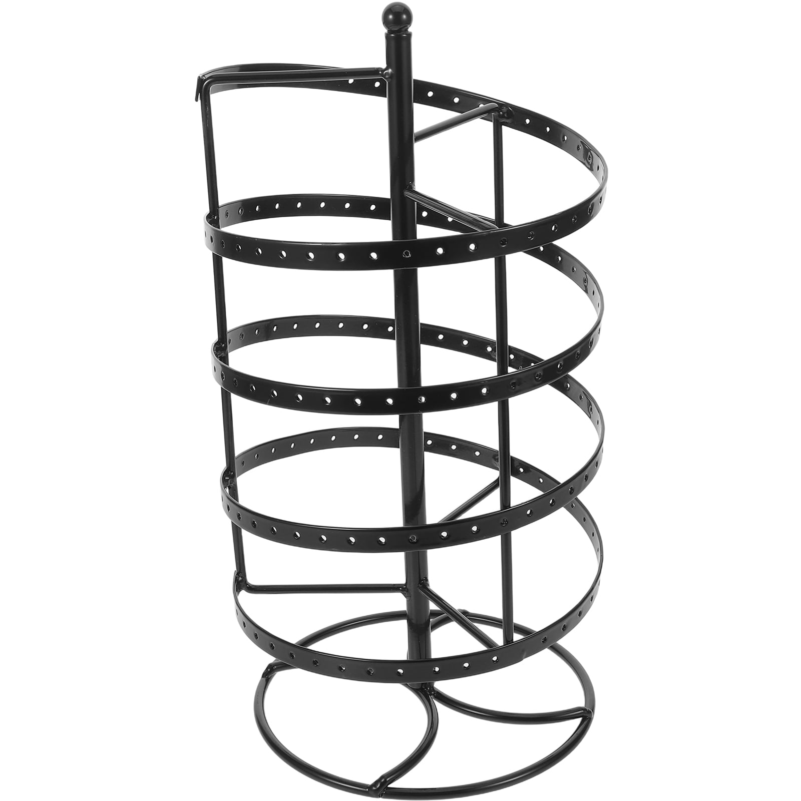 Metal Rotation HEANUJJ 85Pairs Metal Rotating Earring Organizer Stand Black for Space ...