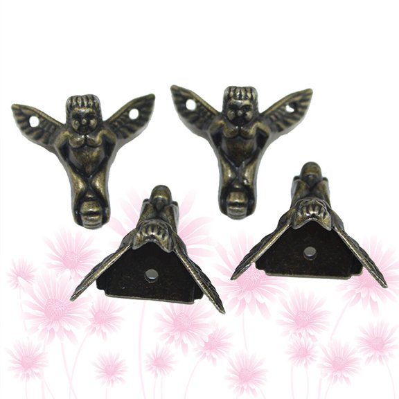 HEANUJJ Elegant Angel-Shaped Alloy Sofa Support Legs Replacement for Furniture, and Stylish