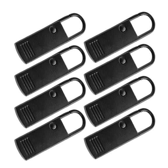 HEANUJJ 8-Piece Universal Metal Zipper Pull Replacement Kit for Jackets, Bags, Backpacks - Color