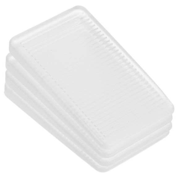 HEANUJJ Clear Table Leg Shims PVC Floor Protectors for Furniture, Anti- Pads for Uneven Floors in Home and Office