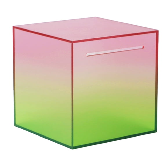 HEANUJJ Clear Acrylic Money Saving Box Storage Jar for Home and Office Tabletop Use