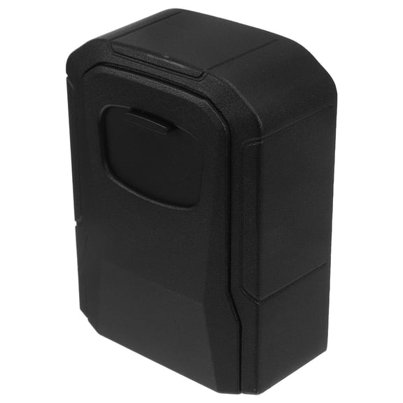 HEANUJJ Weatherproof Black Key Lock Box with Combination Code Aluminum Alloy for Outdoor and Indoor Use
