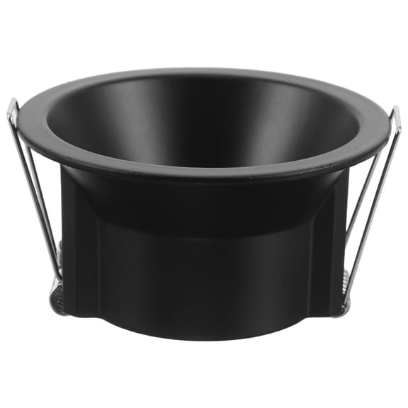 HEANUJJ Anti Glare Black Metal Recessed Spotlight Bezel for Indoor Ceiling Light Fixtures