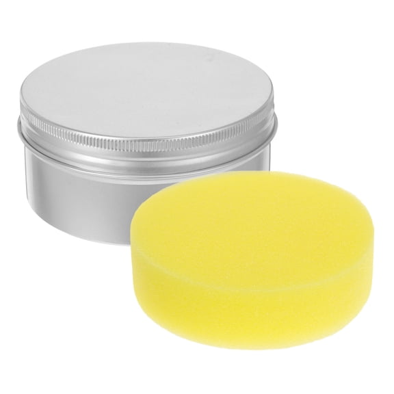 HEANUJJ Beeswax Wood Floor Polish with Nourishing Sponge, 2-Pack for Solid Wood Floor Care and Shine