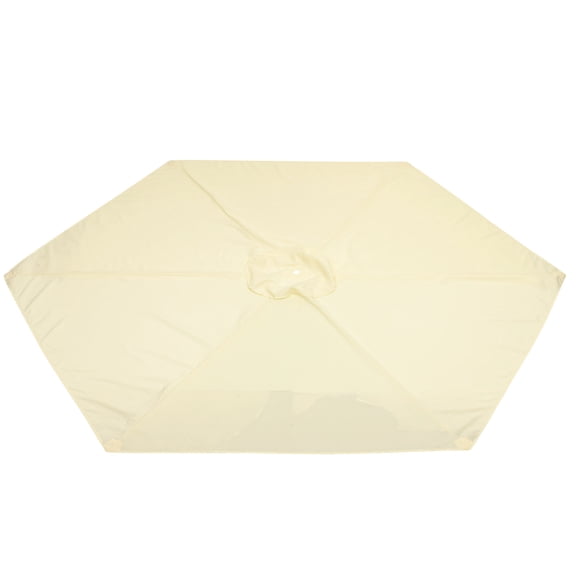 HEANUJJ Beige Parasol Replacement Canopy with Sun Protection 1Pack