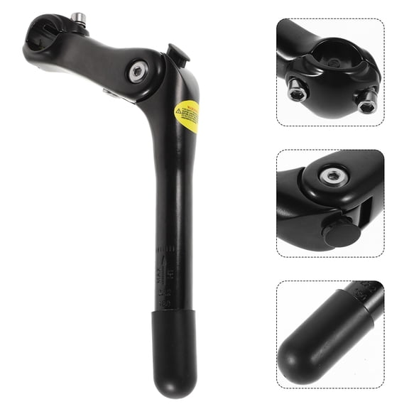 HEANUJJ Adjustable Aluminum Alloy Handlebar Stem for Mountain Bikes Black Stable Support