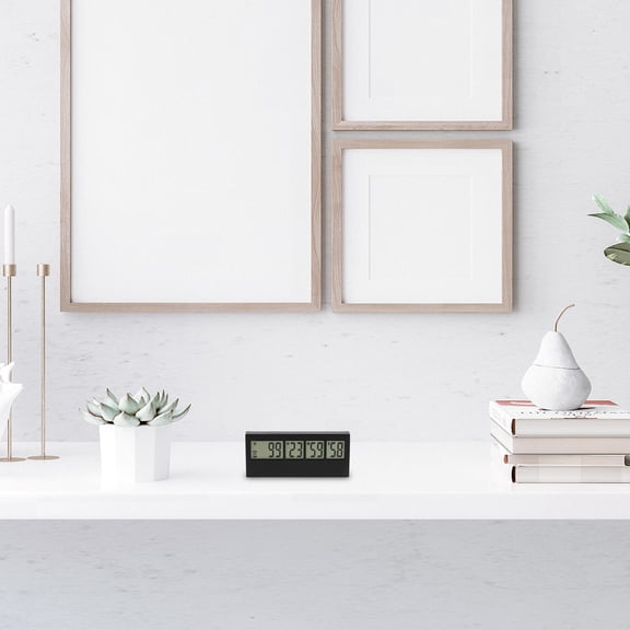 HEANUJJ Digital Countdown Timer for Retirement with Clear Display and Sleek Black Design