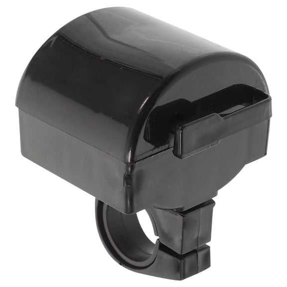 HEANUJJ Durable ABS Black Electronic Bike Horn Trumpet with Waterproof Feature for Bike Accessories