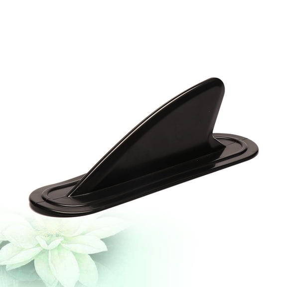 HEANUJJ Boat Winch Inflatable Boat Shark-fin PVC Black 1Pcs
