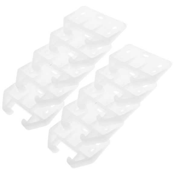 HEANUJJ Bottom Mounted Drawer Slides Set, Plastic Drawer Glides for Smooth and Quiet in Kitchen Cabinets and Drawers