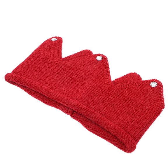 HEANUJJ Reusable Birthday Crown Knitted Crown Hat for Children 1Pack