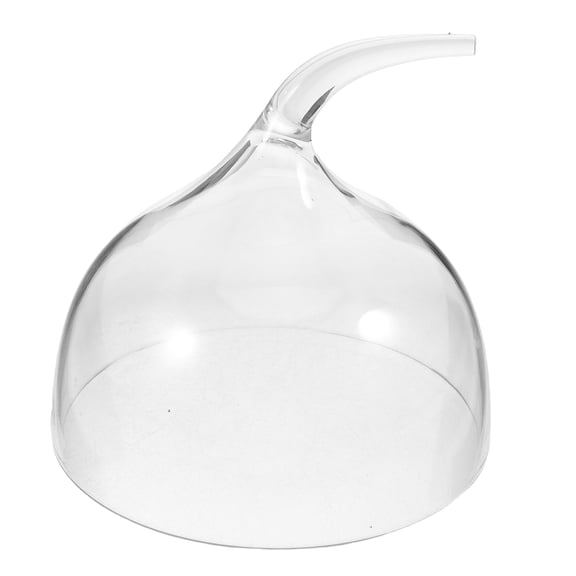HEANUJJ Clear Plastic Cupcake Dome Cover, Protective Cake Display Case for Home Use, 1-Piece PC Plastic Cake Protector
