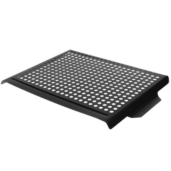 HEANUJJ Black Nonstick Camping Bbq Plate Versatile Grill Pan for Outdoor Grilling and Household Use