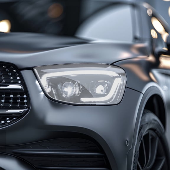 HEANUJJ Car Light Tint Film Transparent Vinyl Wrap Headlight Taillight Fog Light Scratch Proof