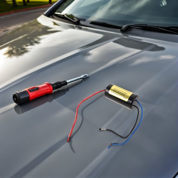 HEANUJJ Car Power Line Noise Filter for Audio with Voltage Stabilization and Easy Installation