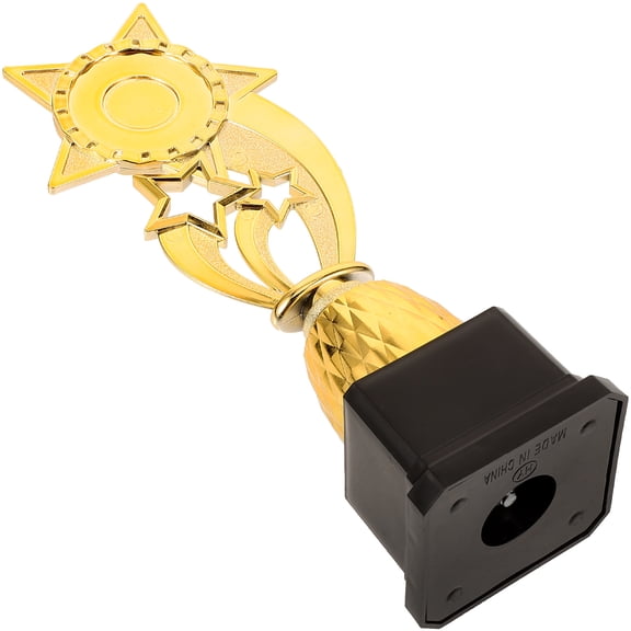 HEANUJJ Ceremony Competition Trophy Plastic Gold Statue Design for Primary School Students 1Pack