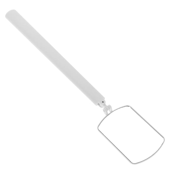 HEANUJJ Clear Acrylic Eyelash Mirror for Lash Extension and Makeup Reflection in White