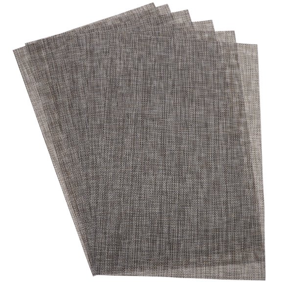 HEANUJJ 6Pcs Decorative PVC Table Mats for Kitchen Dining Table Accessories