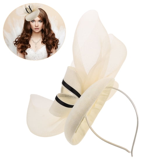 HEANUJJ Elegant Design Women Dressy Hat Fascinator Hat Fabric 1Pcs For Weddings