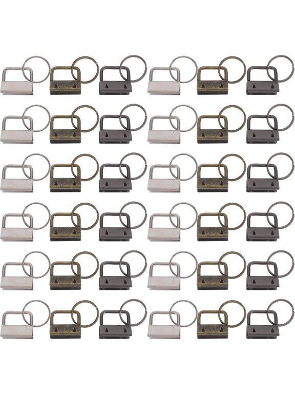 Webbing Key Fob Hardware Stylish Metal for Bag Projects 150Pcs
