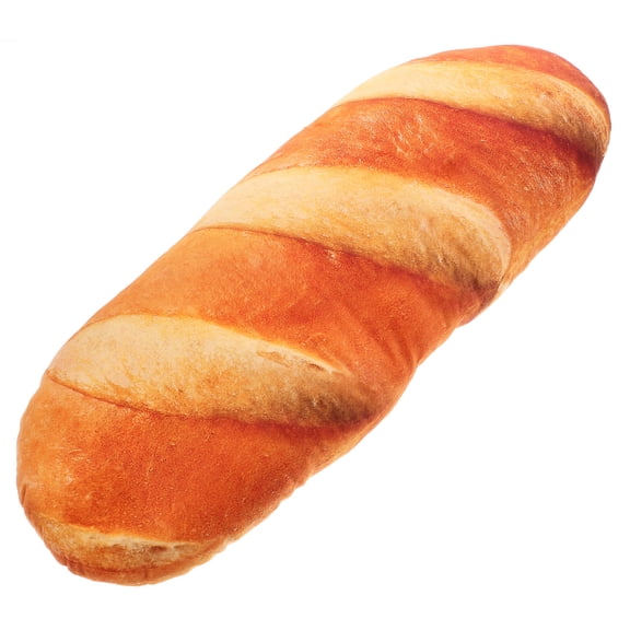 HEANUJJ 1Set Decorative Pillow for Adults in Orange Plush with Baguette Shape and Comfortable Rest Function