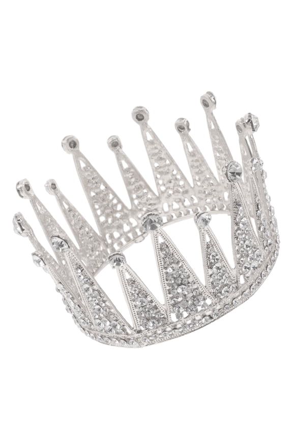 Crystal Rhinestone Wedding Crown Elegant Design for Bridal and Party