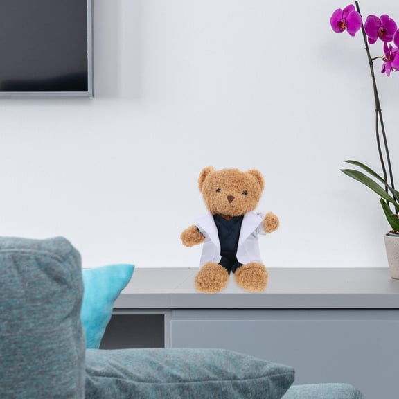 HEANUJJ Cute Design Holiday Bear Plush 1Set for Car Interiors