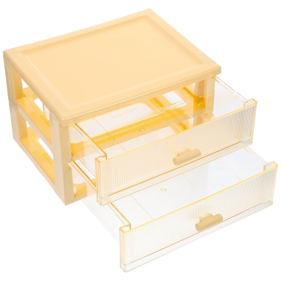 HEANUJJ Multi Layer Plastic Desk Organizer with Drawers for Files and Documents