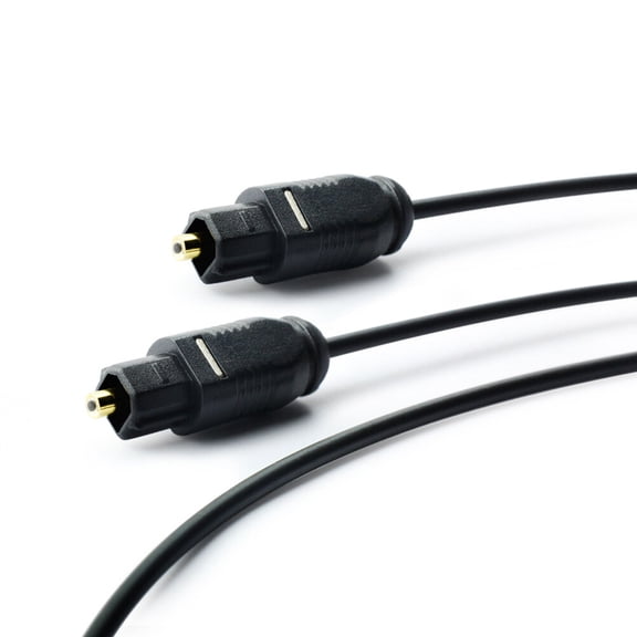 HEANUJJ Digital Fibre Optical Cable Black for Media Devices with Durable Plastic Metal Build