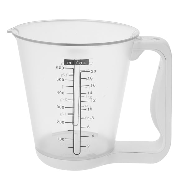HEANUJJ White Digital Kitchen Measuring Cup with LCD Screen and Temperature Sensor for Accurate Cooking and Baking