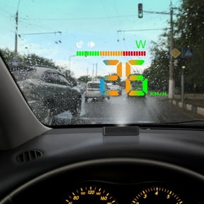 HEANUJJ Digital Car Speedometer with Compass, Black Dashboard Display, Easy Installation, Accurate Vehicle Speed Tracking