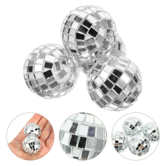 HEANUJJ Ornaments 12pcs Round Glass Disco Balls for Party Wedding Decor
