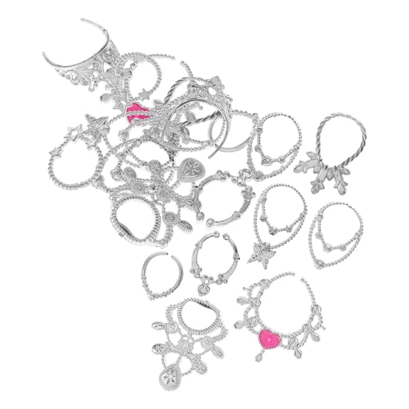 HEANUJJ Dress Up Assorted Color Plastic Doll Accessories 20Pcs Set