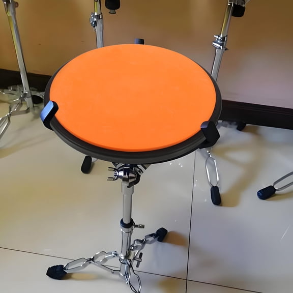 HEANUJJ Portable Quiet Rubber Drum Practice Pad with Carry Bag, Silent Snare Drum Pad for Effective Drumming Practice