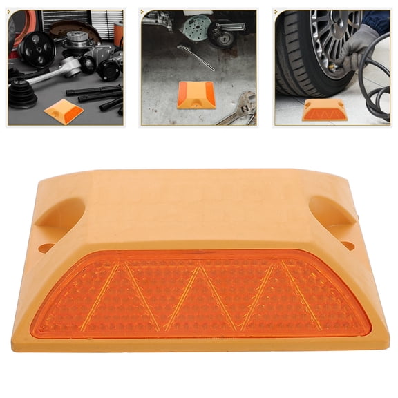 HEANUJJ Dual Sided Reflective Road Markers, 2 Pcs for Driveway and Traffic Alert