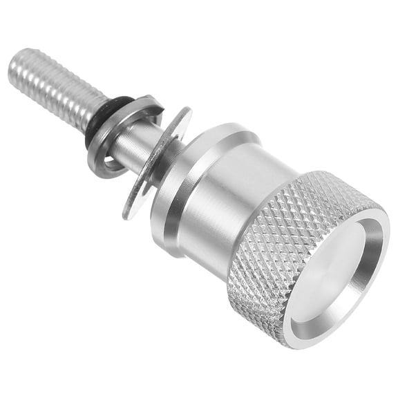HEANUJJ Quick Release Motorcycle Seat Bolt Screw Plated Silver Aluminum Alloy Rear Seat Fastener for Daily Use