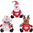 thumbnail image 1 of HEANUJJ 3pcs Candy Storage Holder Red PP Cotton Portable Christmas Bag, 1 of 8