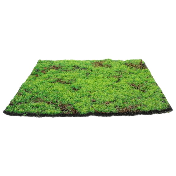 HEANUJJ Durable Synthetic Moss Grass Mat Green for Home Garden and Outdoor Spaces