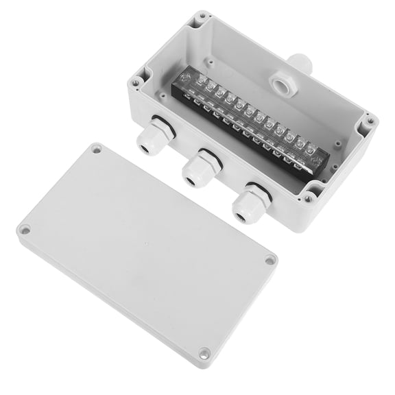 HEANUJJ Electrical Junction Box With Compact Design For Video Equipment 1Pack Beige ABS