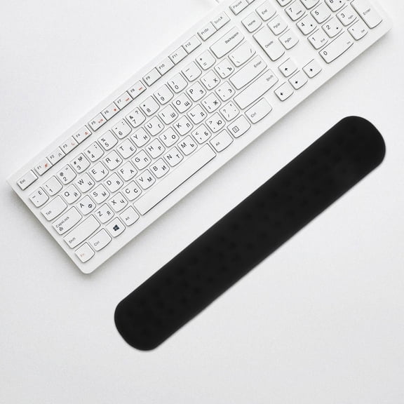HEANUJJ Black Memory Foam Wrist Guard for Keyboard and Mouse Support