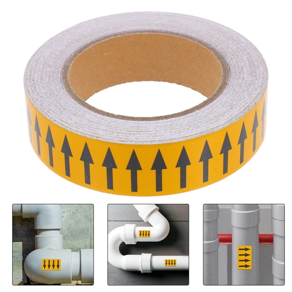 HEANUJJ Restaurant Supplies Arrow Tape Yellow Polystyrene Safety Marking Fire Stations 1 Set