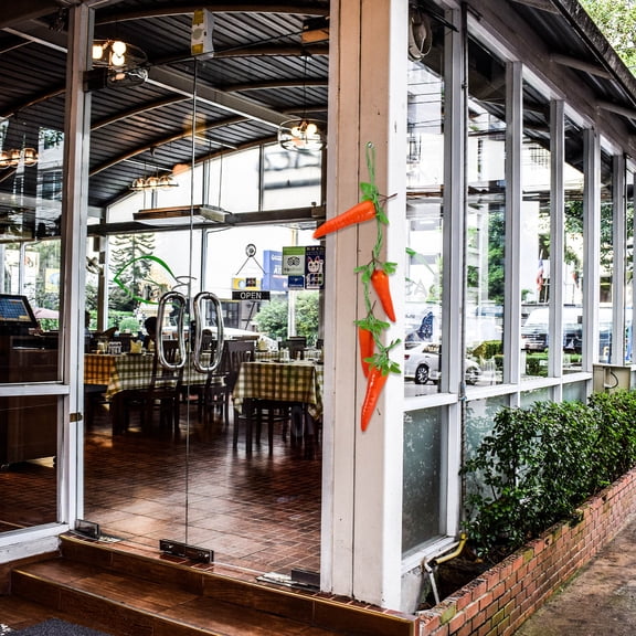 HEANUJJ Fake Carrots Garland Realistic Home Decoration for Party Kitchen 1Pack