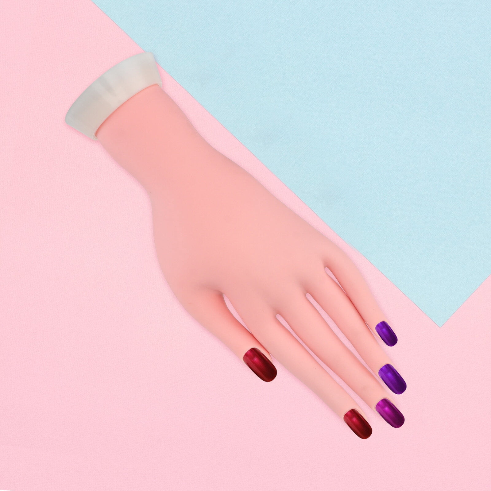 HEANUJJ Fake Hand Mannequin for Nail Art Practice with Realistic ...