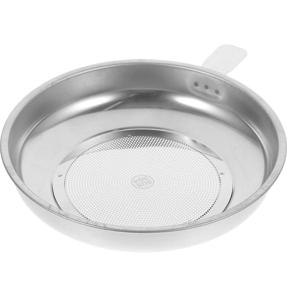 HEANUJJ Tea Fine Mesh Filter Cooking Oil Strainer Silver 1Pack