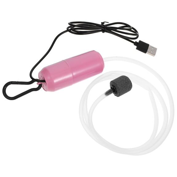 HEANUJJ Fish Tank Pumping Oxygenation Pump Aquarium Pink ABS 1Pcs