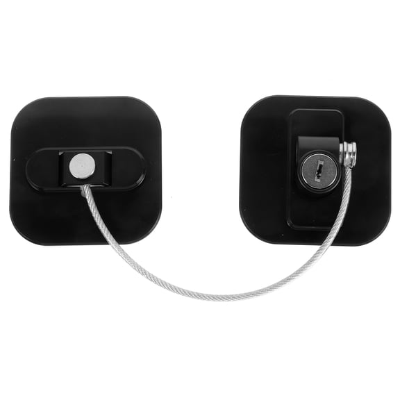 HEANUJJ Refrigerator Door Lock Fridge Lock Plastic Security Locking Home Safety 1 Set